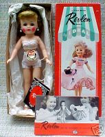 STUNNING in BOX ~ LITTLE MISS REVLON DOLL ~ IDEAL 1950s HIGH COLOR with BOX & HANG TAG & BOOKLET & FORMFIT TAG